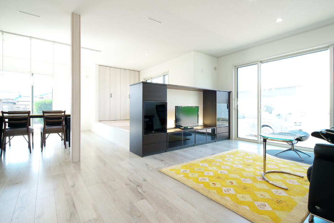 テクノストラクチャー工法だから実現できる、開放的で自由な間取り