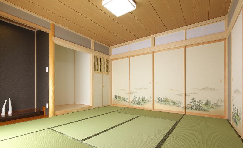 お客様をお迎えする、和室。